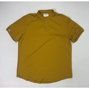 Mantra Polo Shirt Men 2XL Catalyst Blade Collar Yellow Performance Golf